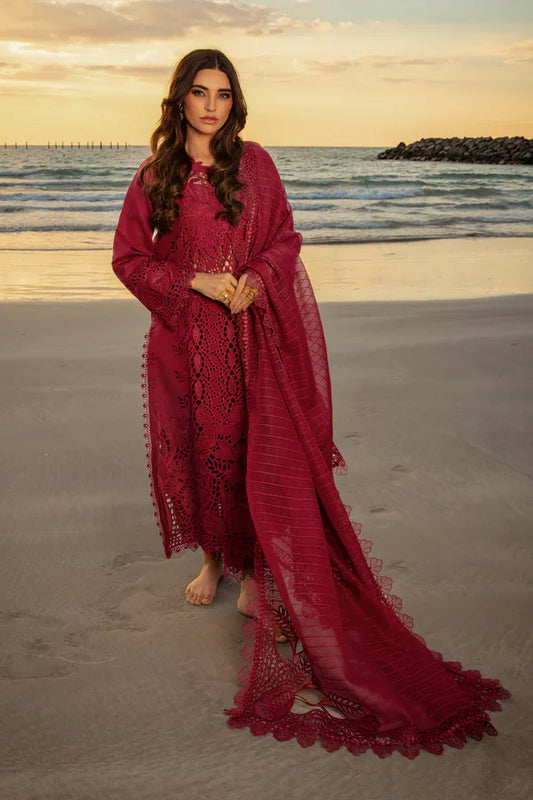 Rang Rasiya Premium Embroidered Lawn Unstitched 3Pc Suit ALAYA Eid Collection.RR-01