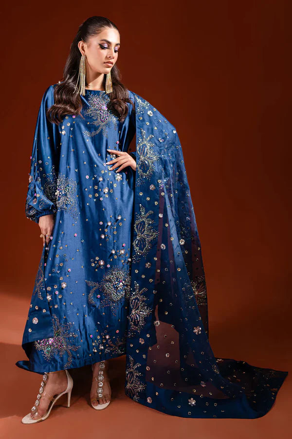 Nureh Festive Hand Made Unstitched Raw Silk Collection NU-01