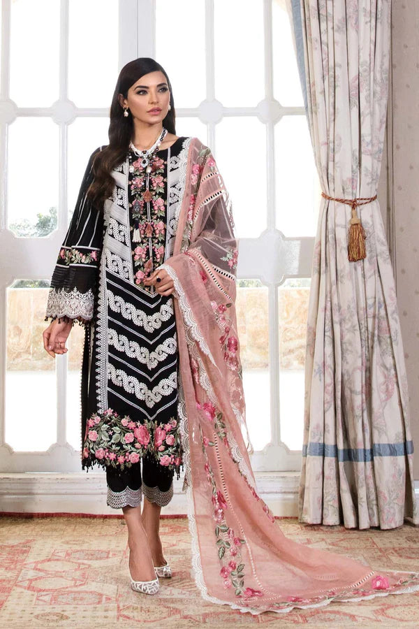 Crimson Luxury Lawn Embroidered 3 Piece Unstitched Midnight.CR-05