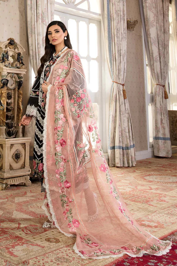 Crimson Luxury Lawn Embroidered 3 Piece Unstitched Midnight.CR-05