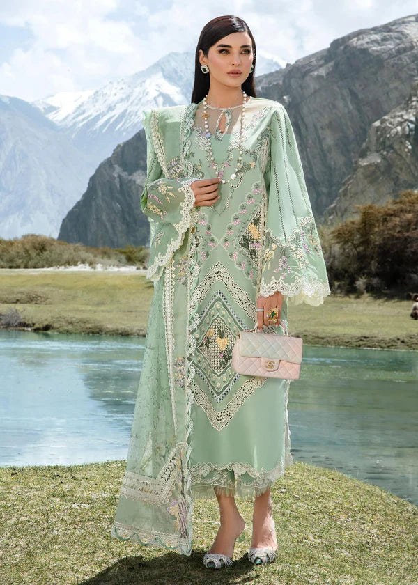 Crimson Luxury Lawn Embroidered Collection A French Brunch CR-03