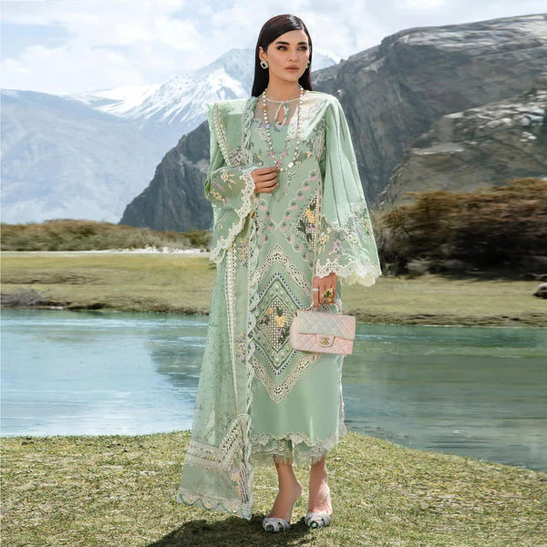 Crimson Luxury Lawn Embroidered Collection A French Brunch CR-03