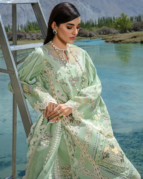 Crimson Luxury Lawn Embroidered Collection A French Brunch CR-03