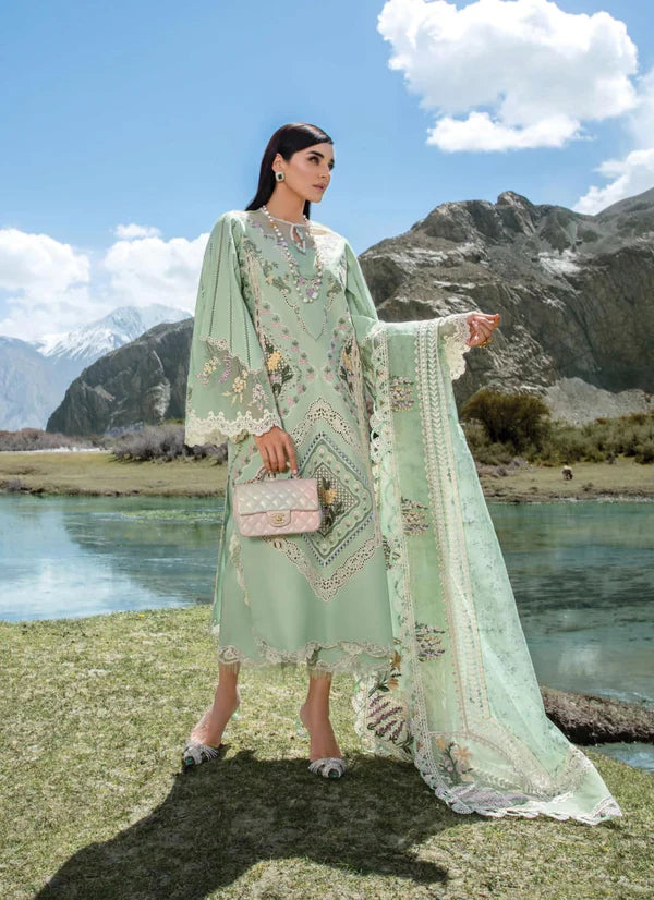 Crimson Luxury Lawn Embroidered Collection A French Brunch CR-03