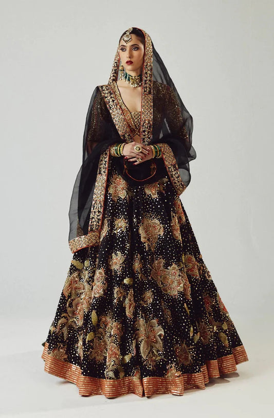 Hussain Rehar Bridal Collection Unstitched ZAIB HS-001