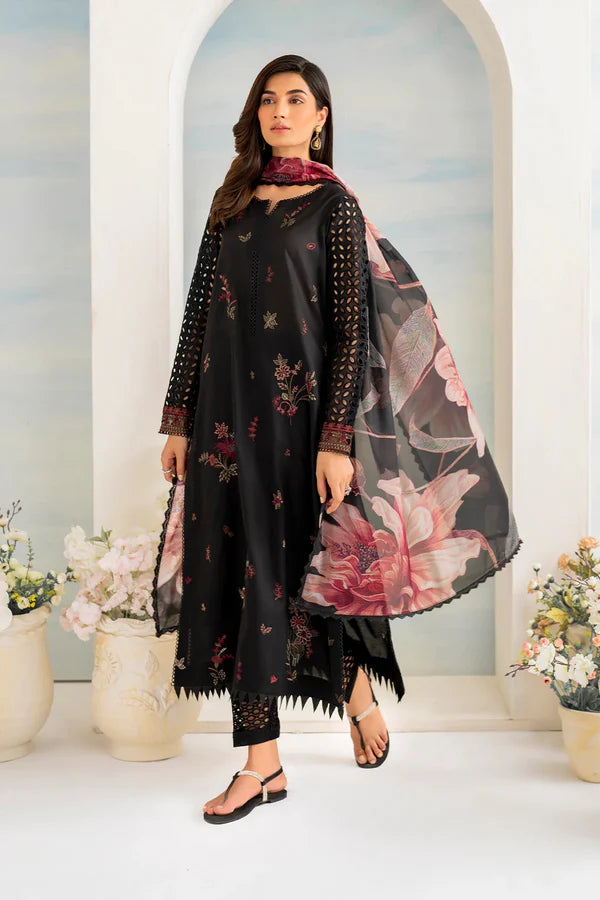 Iznik Luxury Lawn Embroidered 3 Piece Unstitched Collection ZK-01