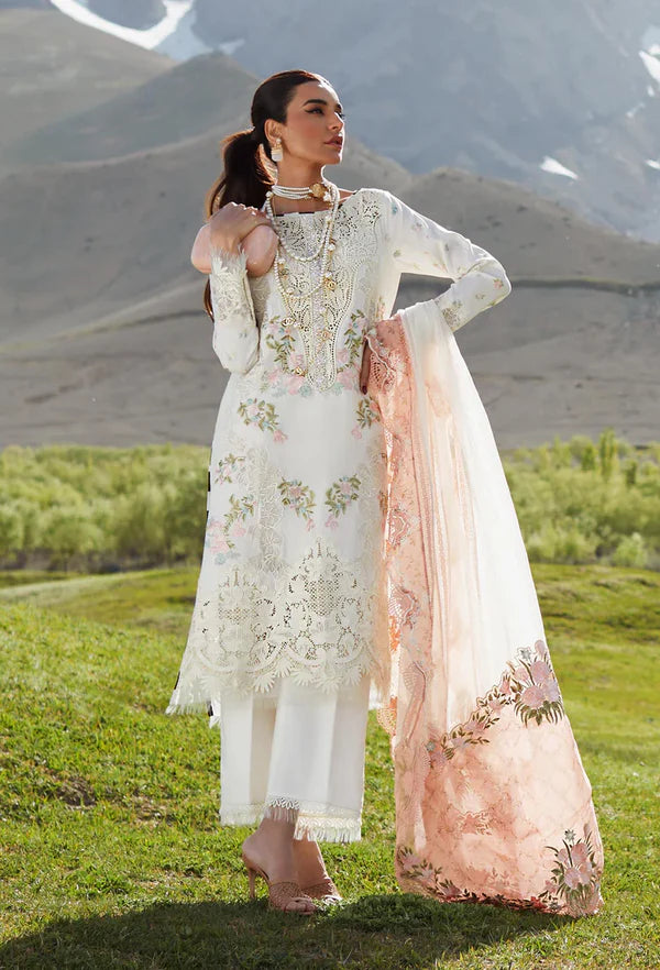 Crimson Luxury Lawn Embroidered Collection Unstitched Summer in the Meadows.CR-02