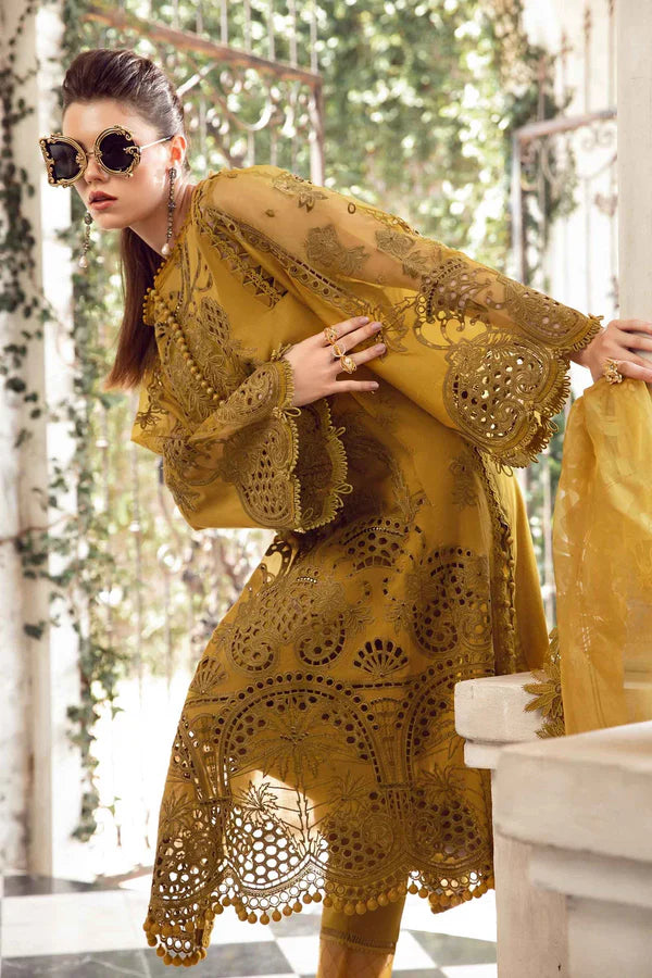 Maria.B Eid Special Collection Luxury Embroidered Lawn Unstitched Eid Lawn. MB-011