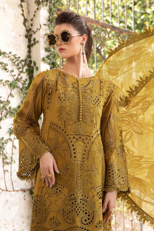 Maria.B Eid Special Collection Luxury Embroidered Lawn Unstitched Eid Lawn. MB-011