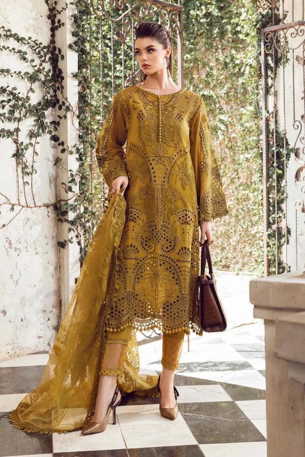 Maria.B Eid Special Collection Luxury Embroidered Lawn Unstitched Eid Lawn. MB-011