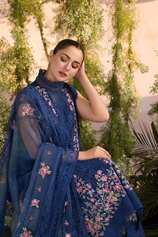 Sobia Nazir Luxury Lawn Embroidered 3 Piece Unstitched SN-02