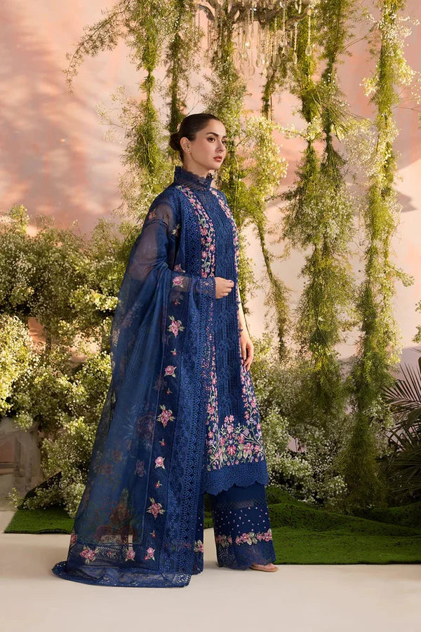 Sobia Nazir Luxury Lawn Embroidered 3 Piece Unstitched SN-02