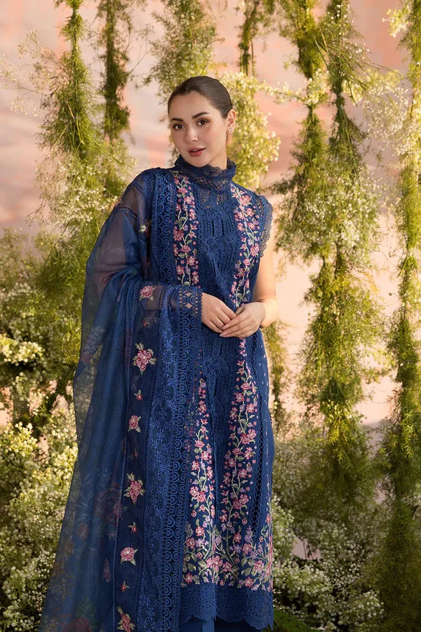 Sobia Nazir Luxury Lawn Embroidered 3 Piece Unstitched SN-02