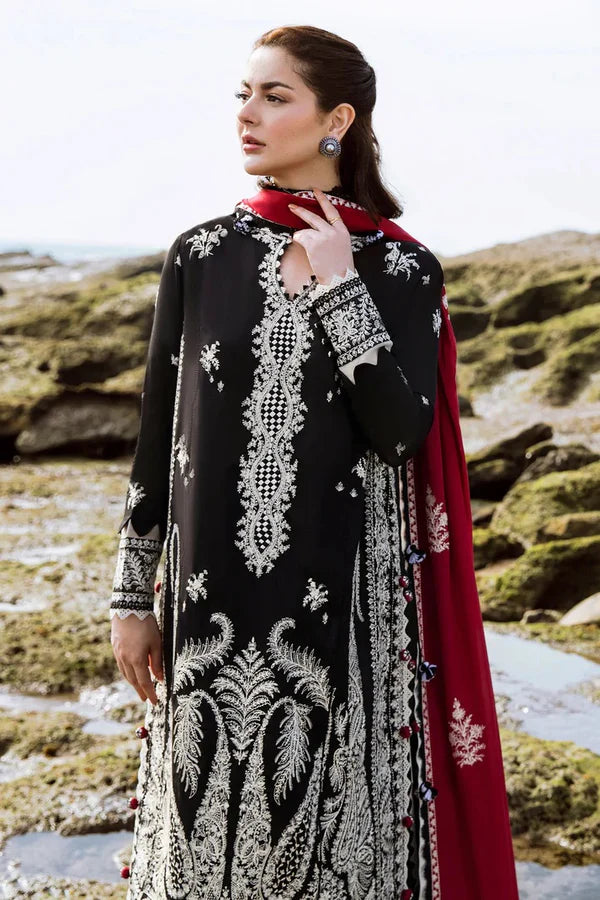 Zaha by Khadijah Shah Lawn Embroidered 3 Piece Unstitched ZH-01